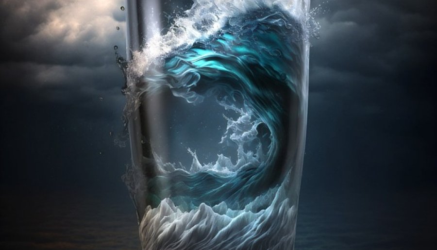 Storm in een glas water