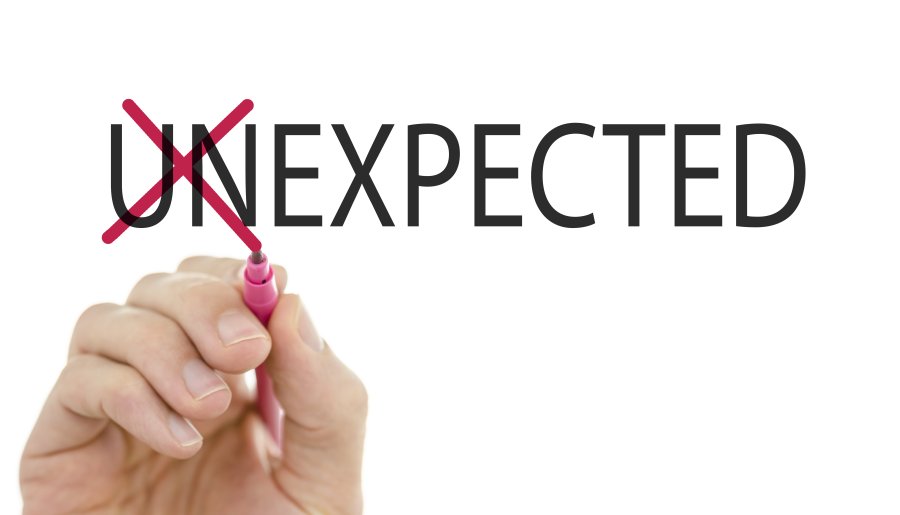 Always expect the unexpected