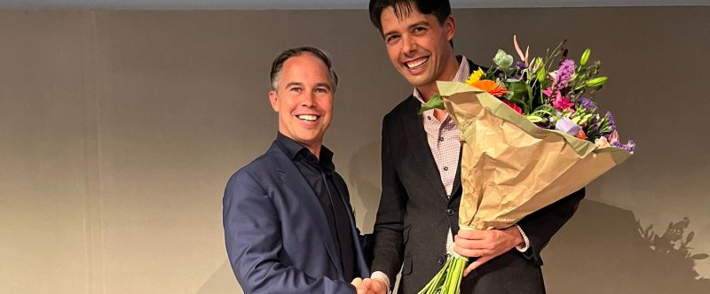 Yoeri Arnoldus (bestuurslid) en Koos Gubbels