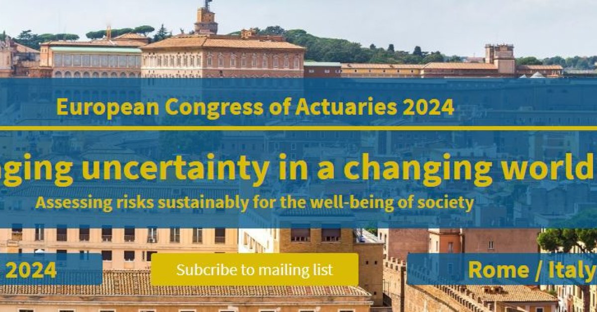 European Congress of Actuaries 2024 (ECA 2024)